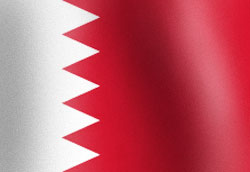 Bahrain National Flag Graphic