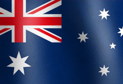 Australia National Flag Graphic