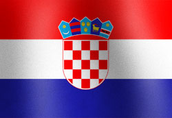 Croatia National Flag Graphic