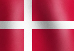 Denmark National Flag Graphic