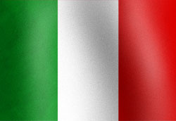 Italy National Flag Graphic