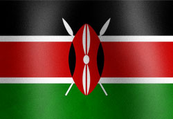 Kenya National Flag Graphic