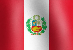 Peru National Flag Graphic