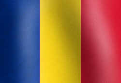 Romania National Flag Graphic