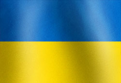 Ukraine National Flag Graphic